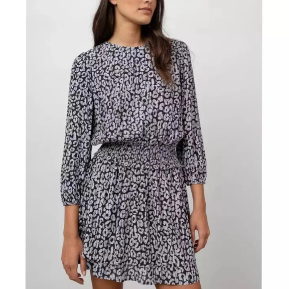 Rails Inez Batik Cheetah Print Dress - Picture 1 of 8